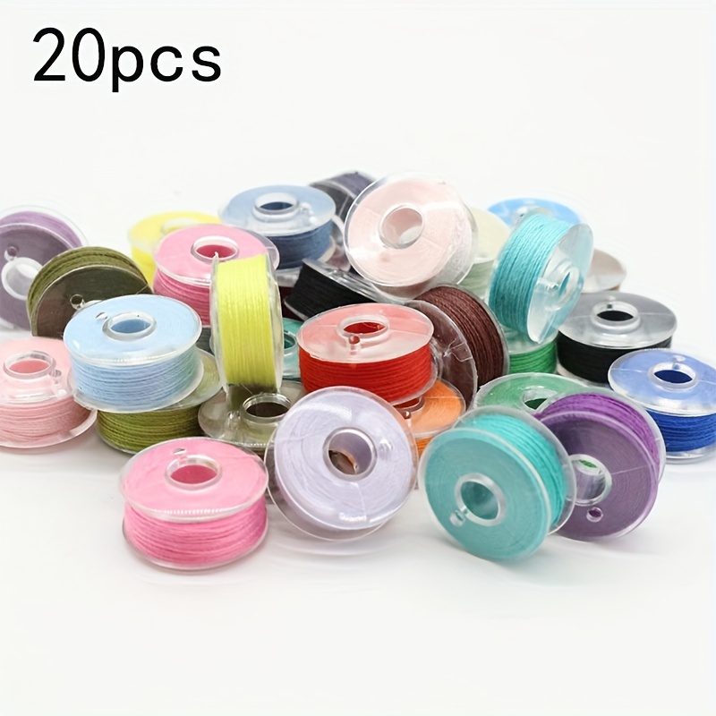 TEMU Lot de fils de couleur pour machine à coudre - Lot de 5/10/ pièces, fil de couleur durable (couleur aléatoire), convient pour les de couture et