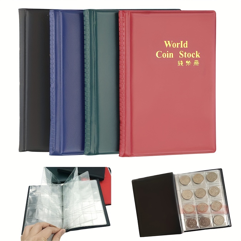

120-page Pvc Coin Collection Album - The Perfect Way To Preserve Your Collection!
