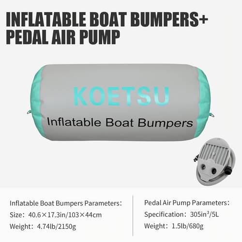 1pc inflatable pvc boat marine fender bumpers convenient storage protect your boat from damage with this durable bumper