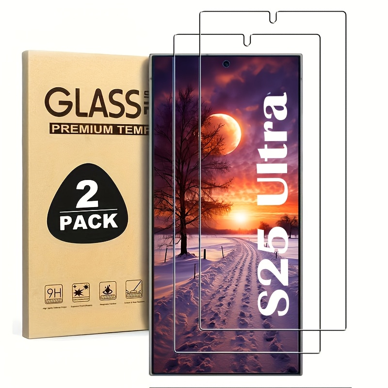 

Special Tempered Glass Film S25 Ultra. Supports Ultrasonic Unlocking With 9h Hd Resistance, Impact Protection, And Anti- Features.