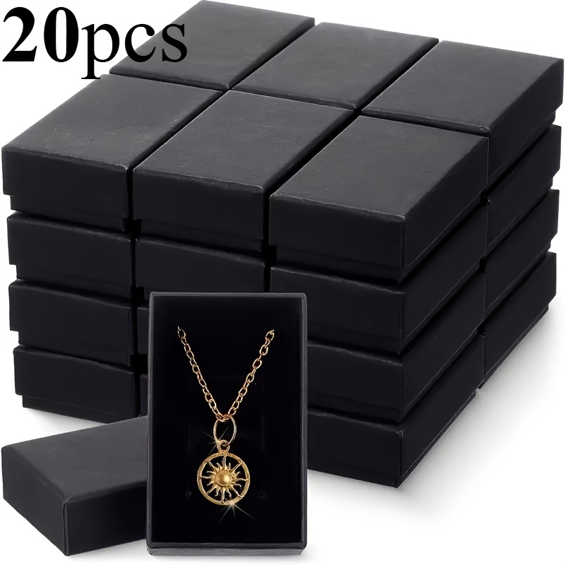20 piezas de   de regalo   de papel para joyas con   – embalaje elegante para collares, aretes, pulseras y accesorios,   de almacenamiento de joyas para recuerdos,   de  