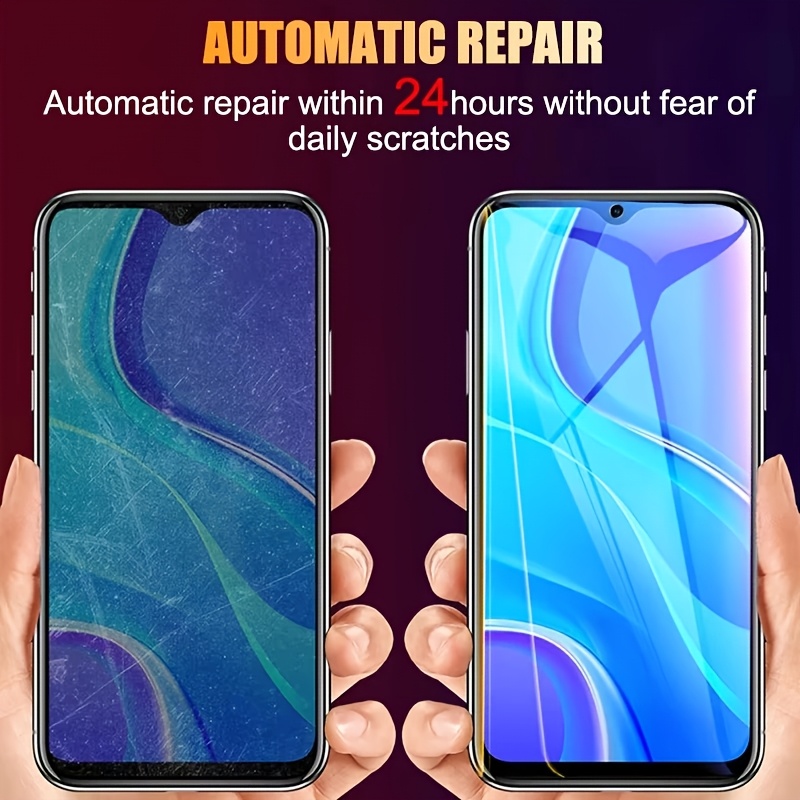 Set 5 bucăți Folie Hidrogel Acoperire Totală pentru Xiaomi Redmi Note 15 14 13 12 11 Pro 4G 5G 15 Pro Plus 14 Pro+ 13 Pro+ 11S 15 15C 14C 13C Poco X7 X6 Pro F6 F5 M6 C65, Folie Protectorie Moale pentru Ecran, -zgârieturi, Ultra HD, -amprentă, Compatibilă cu Huse