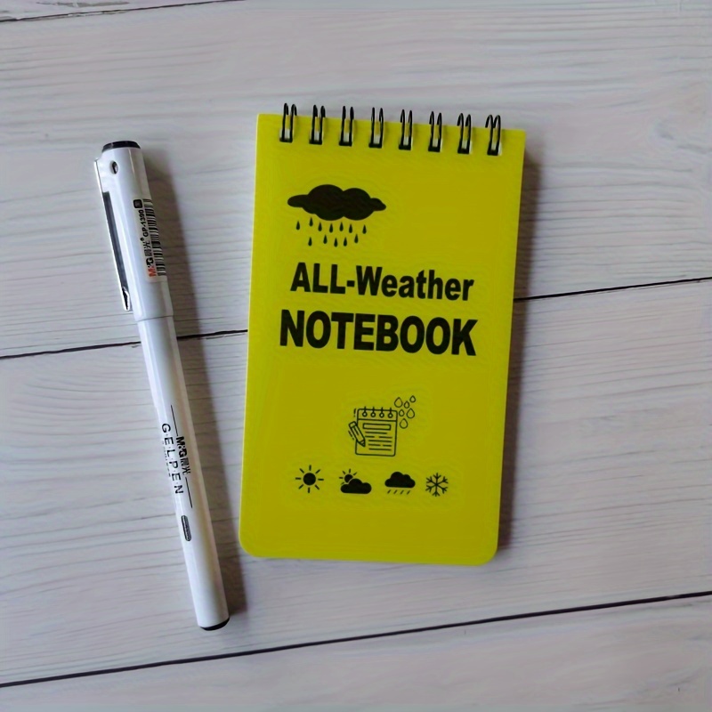 

3\" X 5\" Pocket Notebook: Waterproof, Spiral-bound, And For Outdoor Use