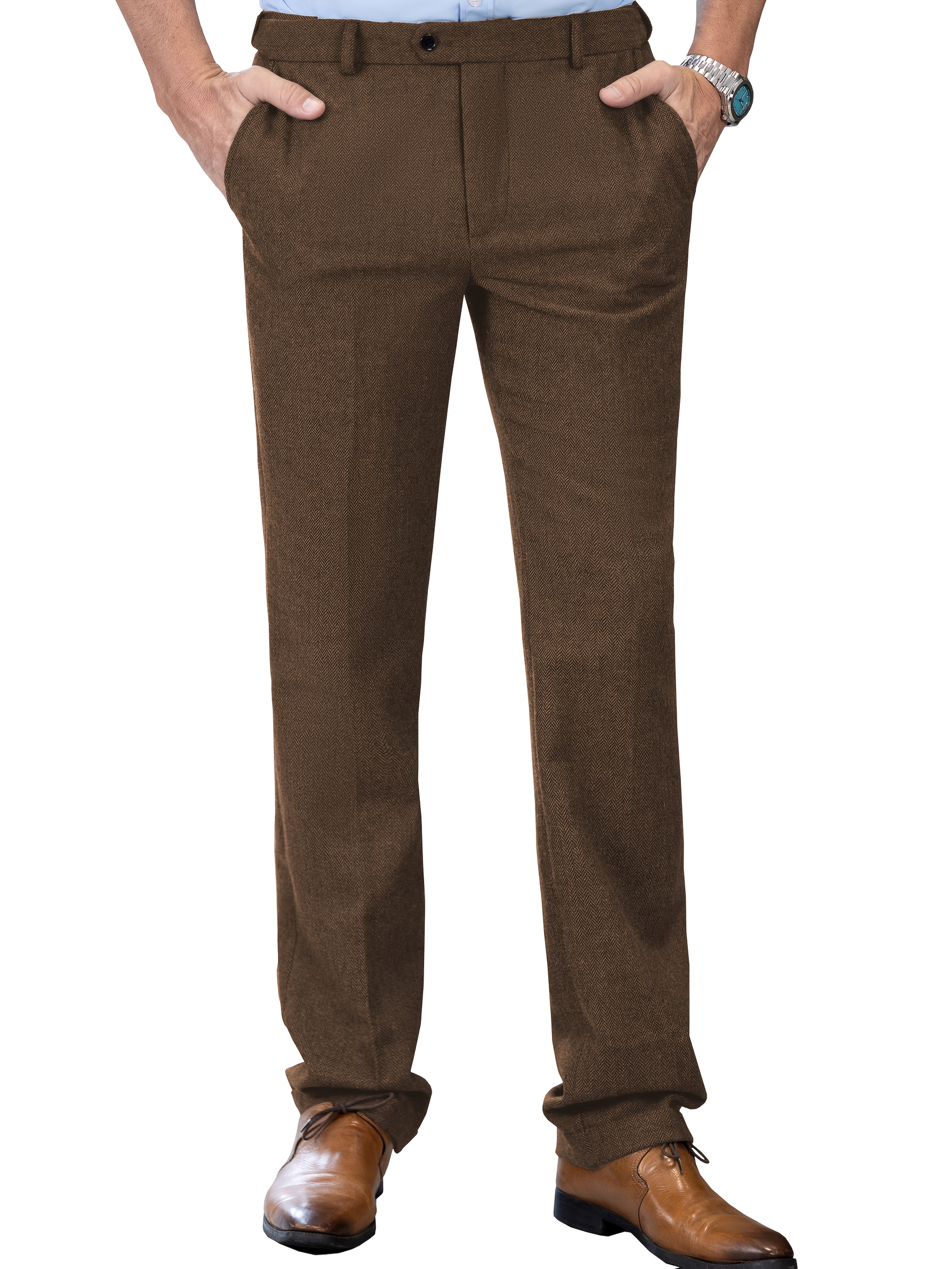 drop waist brown maxi dress Shop Dress Pant Brown for Men Online