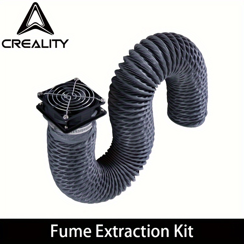 

Kit d’ de fumées imprimante 3D Creality - Ventilation 4000 tr/min, tuyau d’échappement de poussière couvercle de graveur, fonctionnement électricité