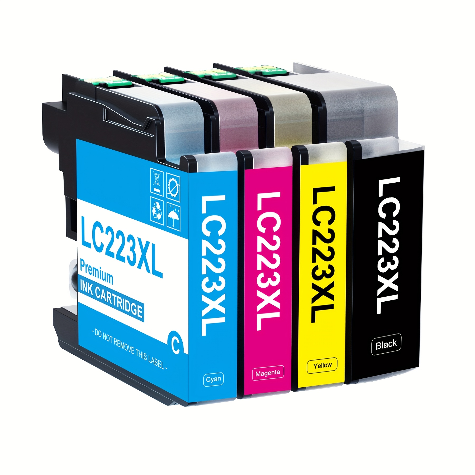 Lot De 4 Cartouches D'encre Noire Compatibles Brother - Modèles MFC-J4420DW, J5320DW, Etc.