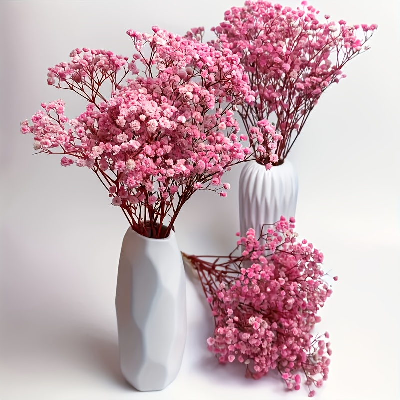5pcs artificial babys breath bouquet spring decoration boho suitable  s for vase wedding valentines festival   decor   room office decorative flower   flower decoration outdoor party table arrangement