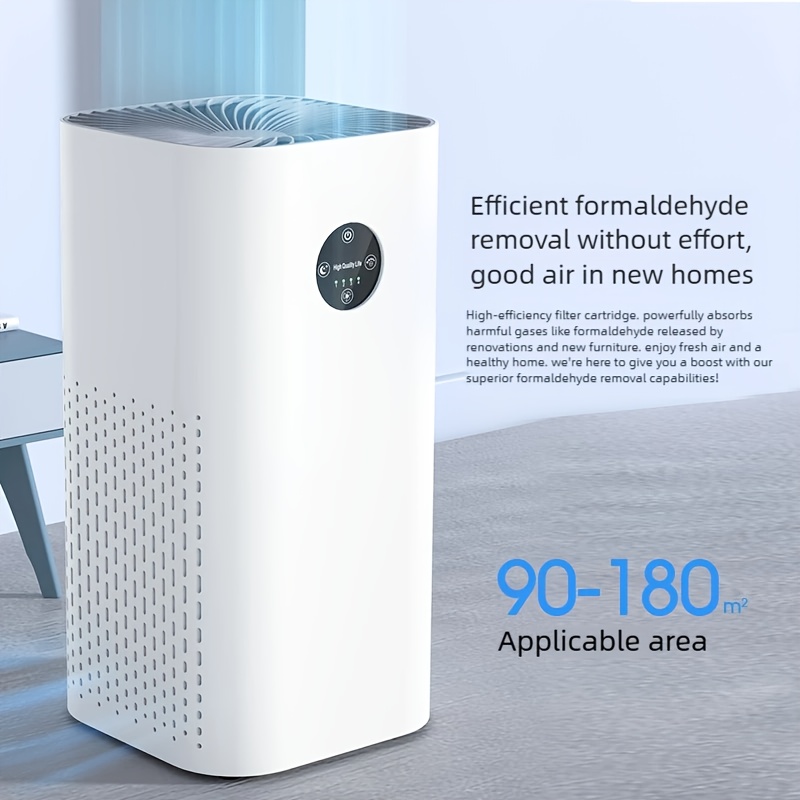 2026 High-End Air Purifier, Equipped with HEPA Filter, Featuring USB Power Design, Stylish Appearance, with Digital Display And Control Panel, Suitable for Bedrooms, Offices, And Small Spaces