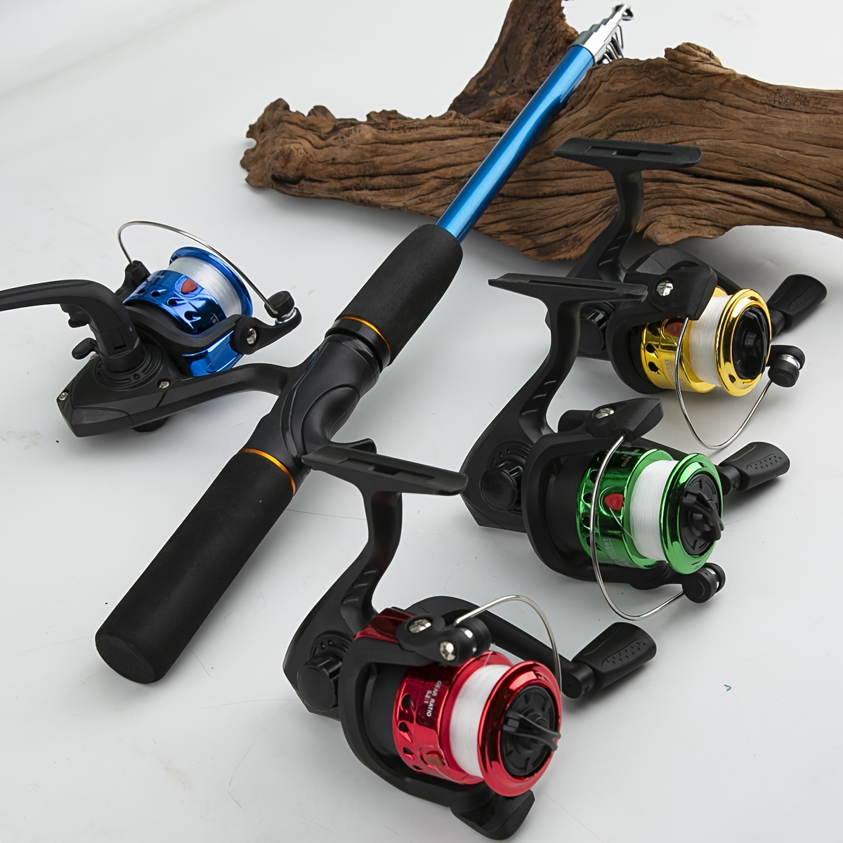 Fishing Reel Glass Fiber Fishing Rod Telescopic Fishing Rod And