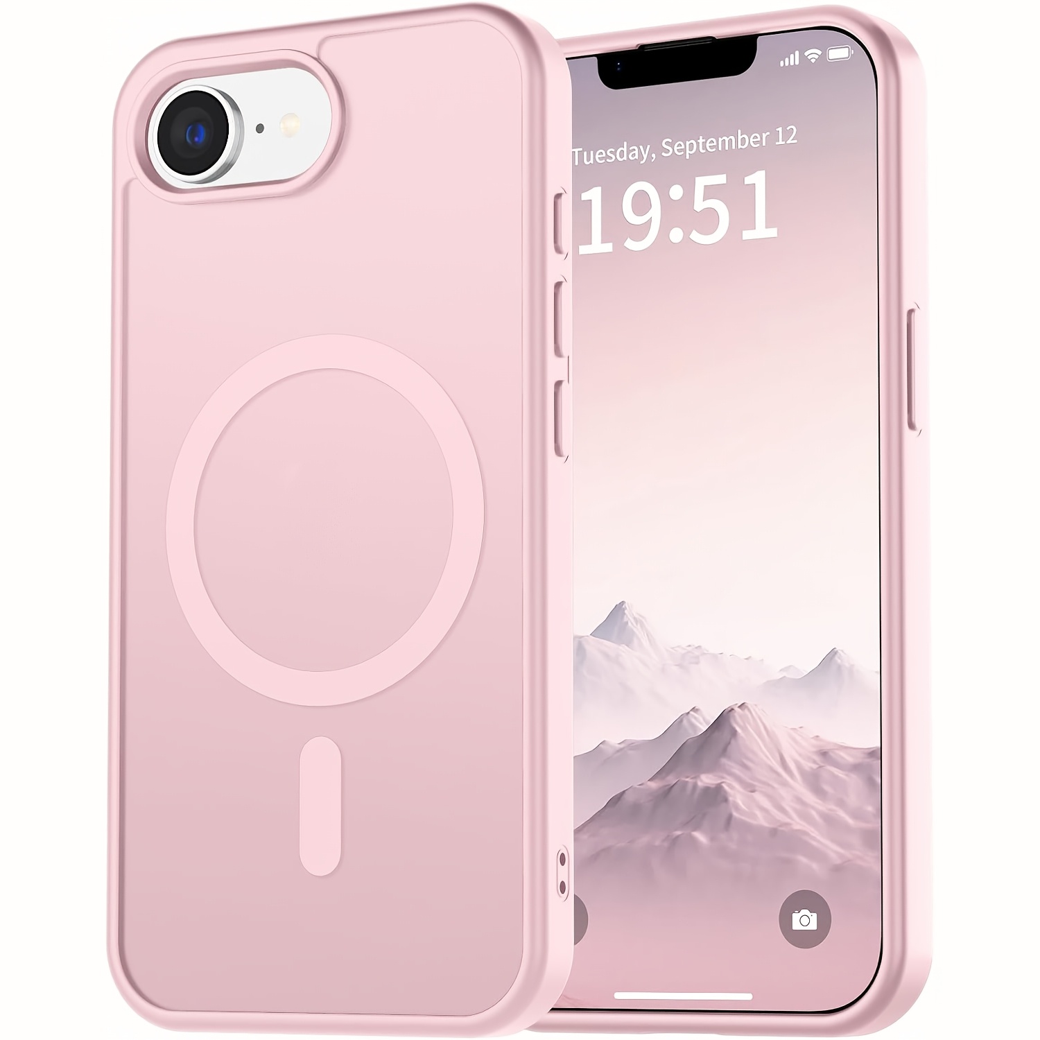 TEMU Phone Case - Premium Shock-resistant Case Designed For Iphone 17e, Featuring A Matte Translucent End And Compatibility With Magnetic Wireless