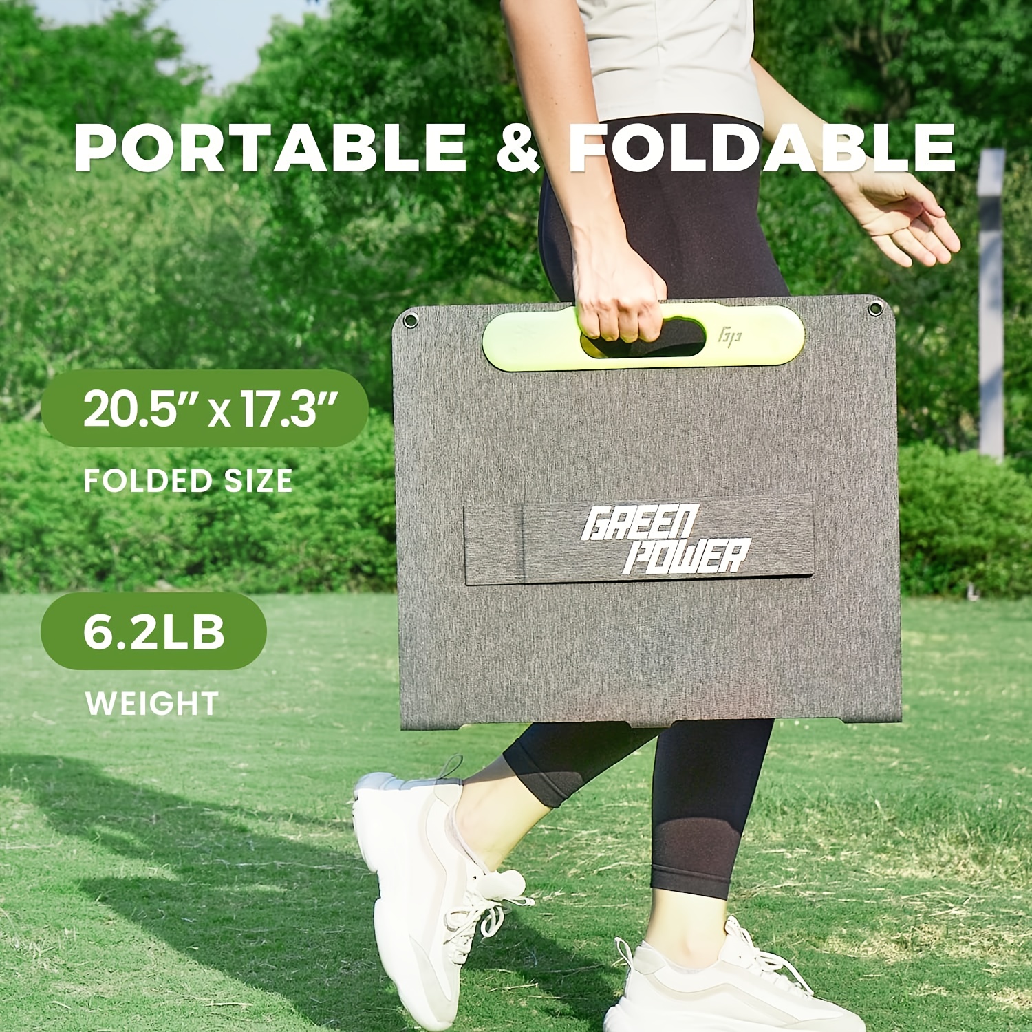 60w portable solar panel with usb-c & usb-a fast charging, foldable solar charger with sturdy stand - lightweight & compact for camping, rv, off- , compatible with phones, tablets, laptops, power banks - safe & reliable  , solar panel portable, solar panel with built in battery, solar accessories, solar panel foldable, solar charging station, camping  , solar panel, panele solare Product details 0