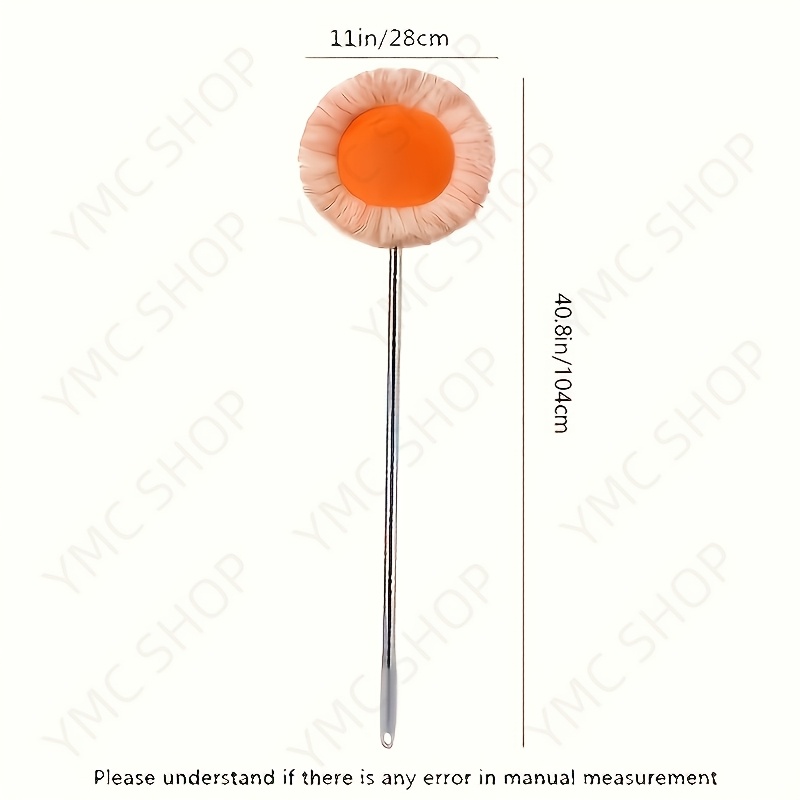 TEMU 1pc, Ceiling Mop, Dust Removal Mop, Flexible Rotating Floor Mop, Wall Mop, Wet And Dry Dual-use Mop, Floor Wall Tile Glass Window Car Cleaning