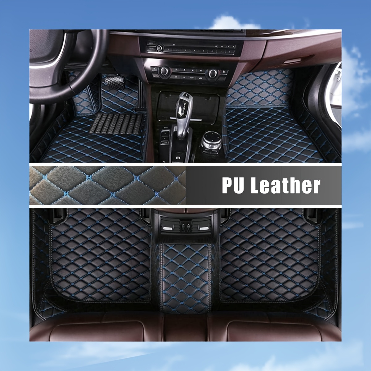 TEMU For 1 Series, , , , , , , , X1, X2, X3, X4, X5, X6, Left-hand Drive Floor Mats | Pu Leather, Suitable For Use, 360Â° High-