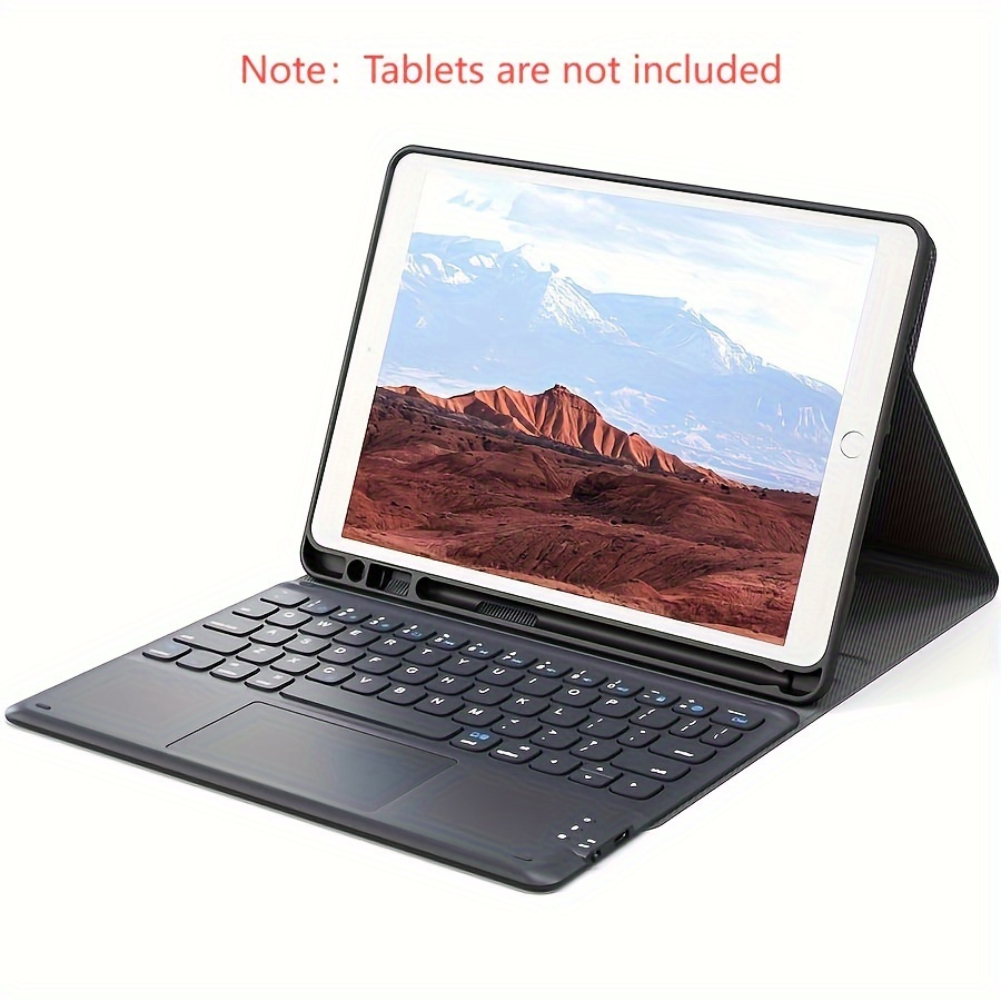 

For 10.2-inch Keyboard, Detachable Wireless, With Smart Touchpad, Pen Holder, Flip Stand, Suitable For Ipad 9th/8th/7th Generation 10.2