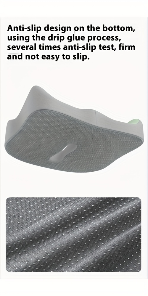 2pcs 1pc lumbar support cushion for office chair memory foam seat and backrest combo double layer thickened hip back support breathable polyester fabric machine washable     Product details 0