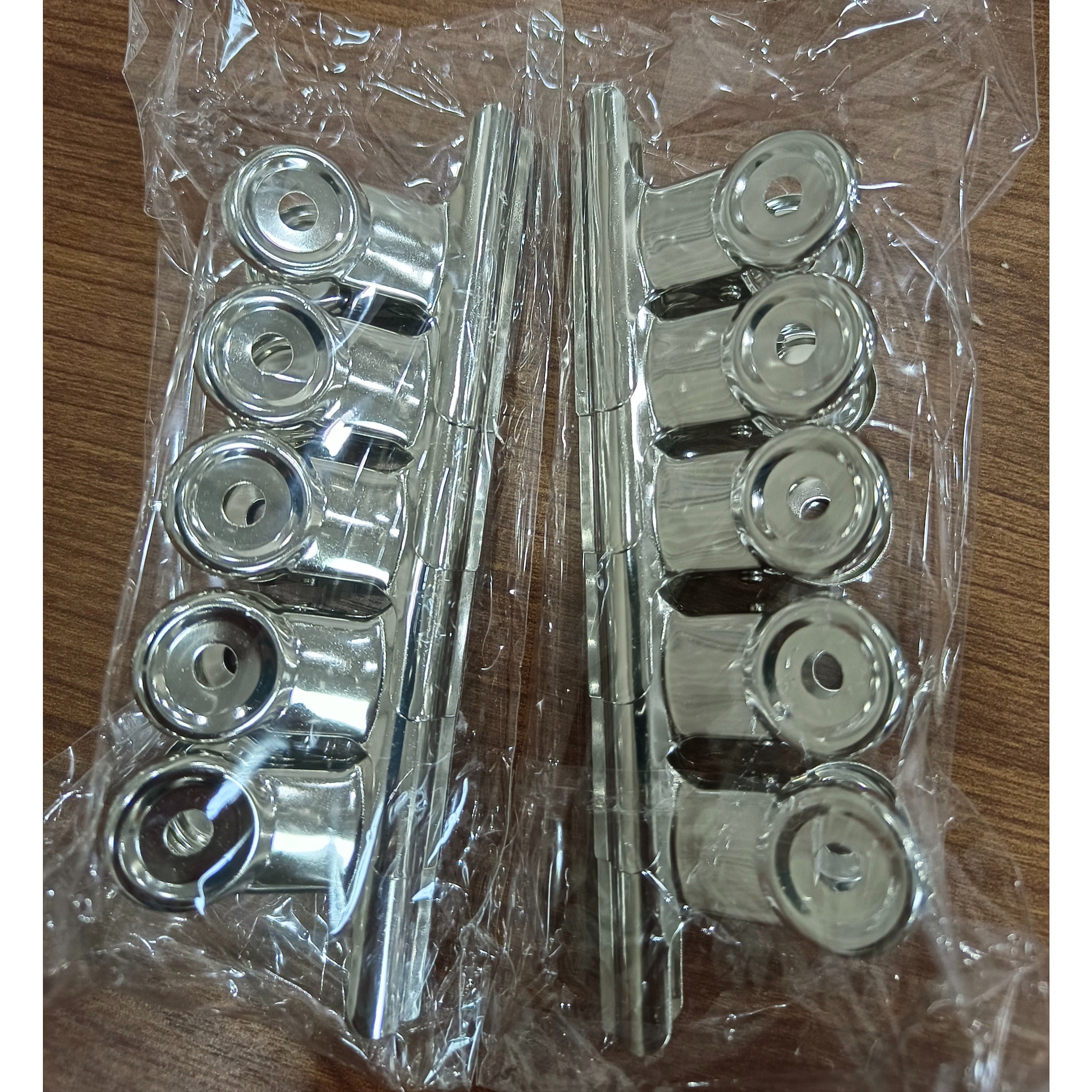 10pcs 31mm/38mm/50mm Round Metal Paper Clips, Suitable For Office, Study, School, Home, And Work, Round Binder Clips, Back-to-school Essentials