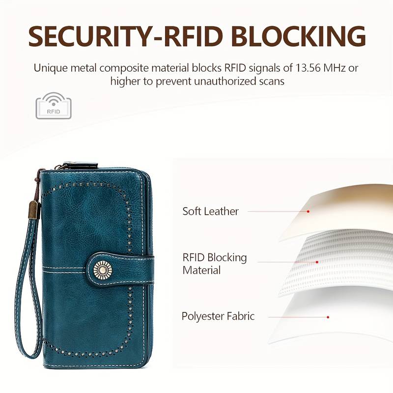 Mini Porte-monnaie Femme En Cuir Synthétique - 3 Poches Zippées Et Porte-clés, Idéal Pour Cartes Et Pièces