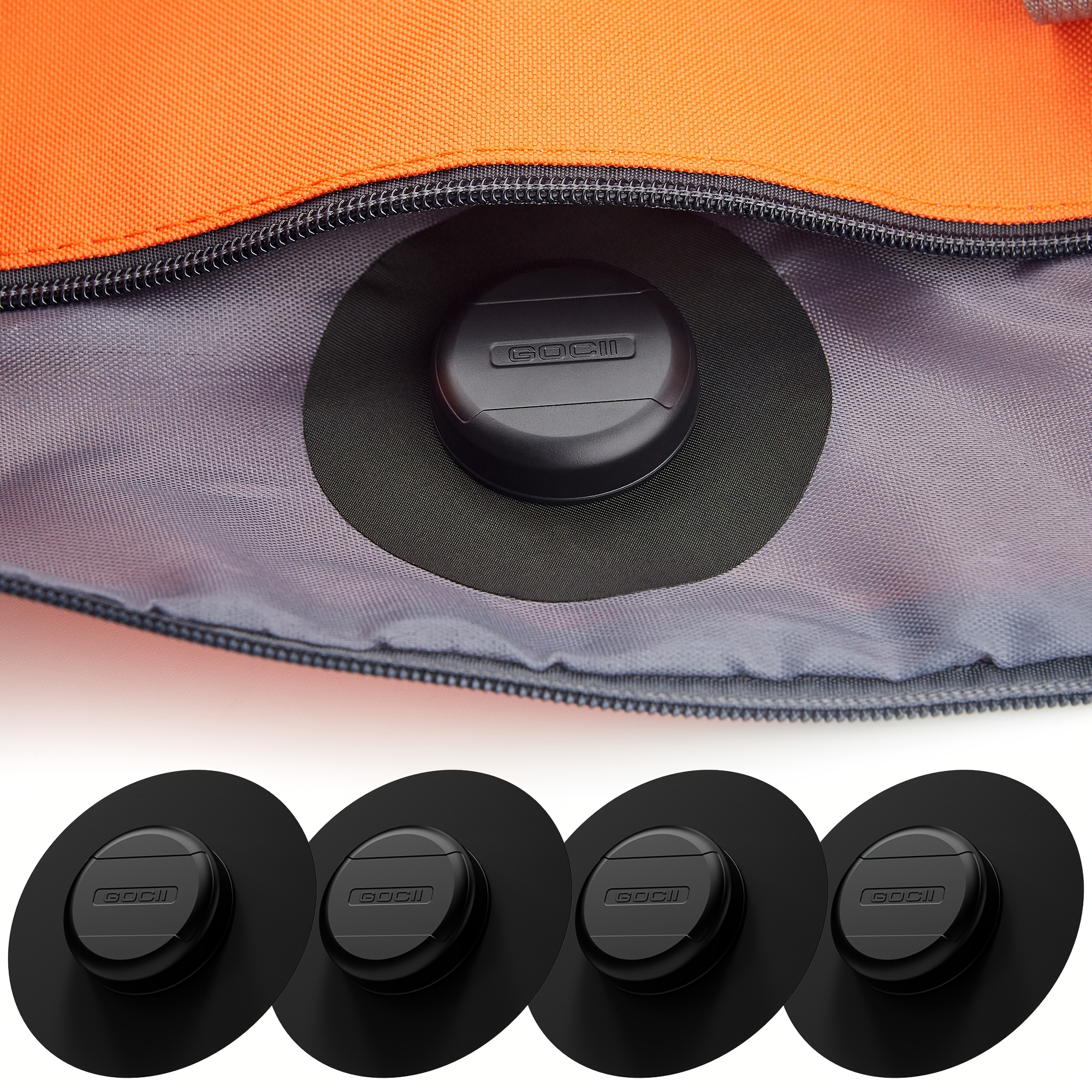 Image of An Appropriate Adhesive Protective Case For Airtag, Designed To Hold Locators And Plastic Items. It Features Strong To Prevent Falling Off, Ensuring The Safety Of Your . A Perfect Option For Vehicles