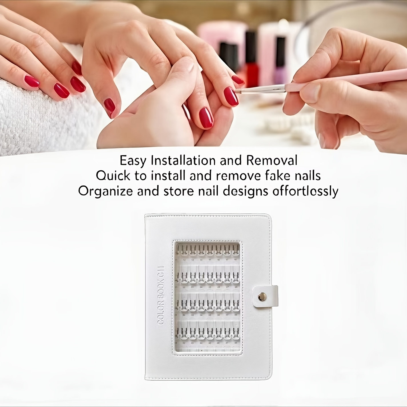 Image of Professional Nail Color Chart - Ideal For Use By European Nail Technicians