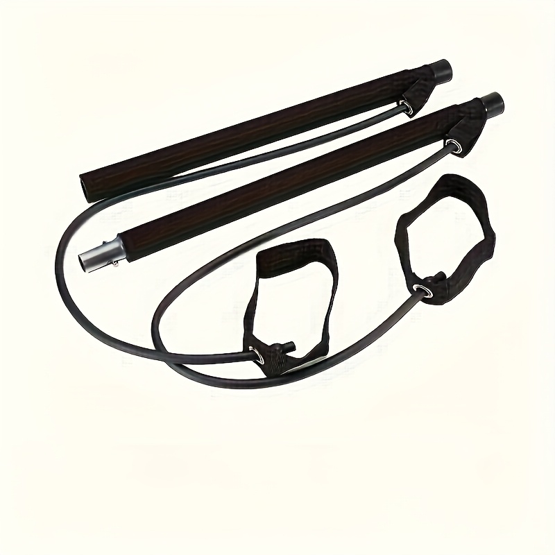 1pc Pilates Bar Kit With Resistance Bands Exercise Fitness Equipment For , Home Gym Workouts Stainless Steel Stick Squat Yoga Pilates Kit For Full Body Shaping