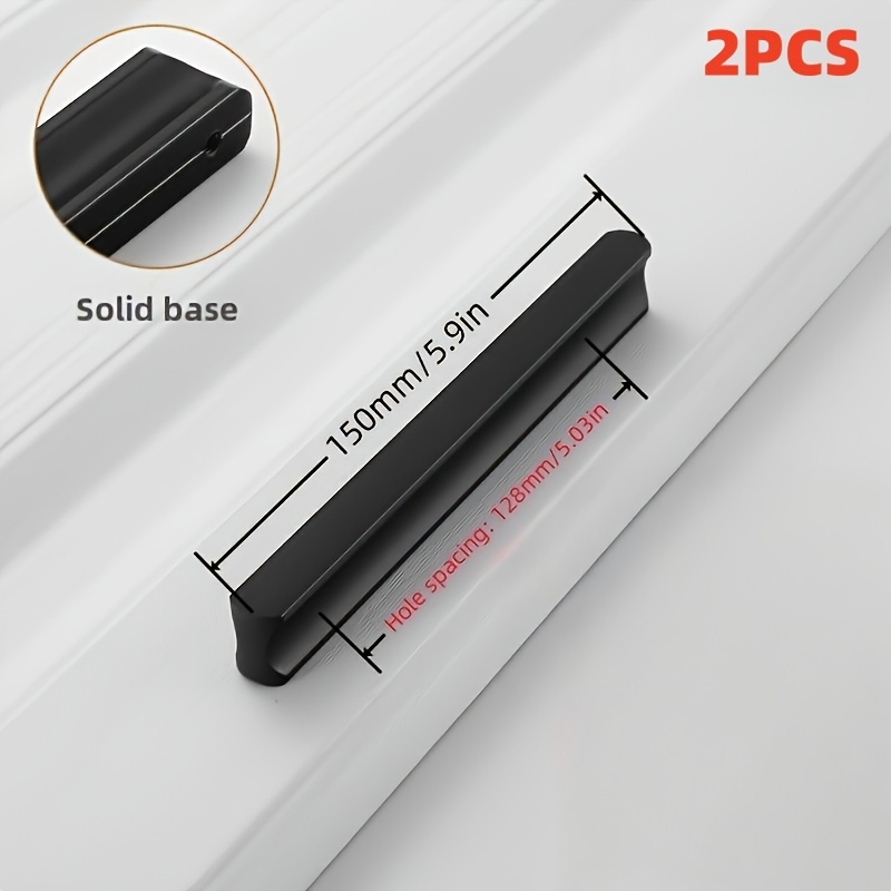 TEMU Nordic Modern Easy Light Luxury Cabinet Door Handle Cabinet Wardrobe Drawer Handle Furniture Hardware