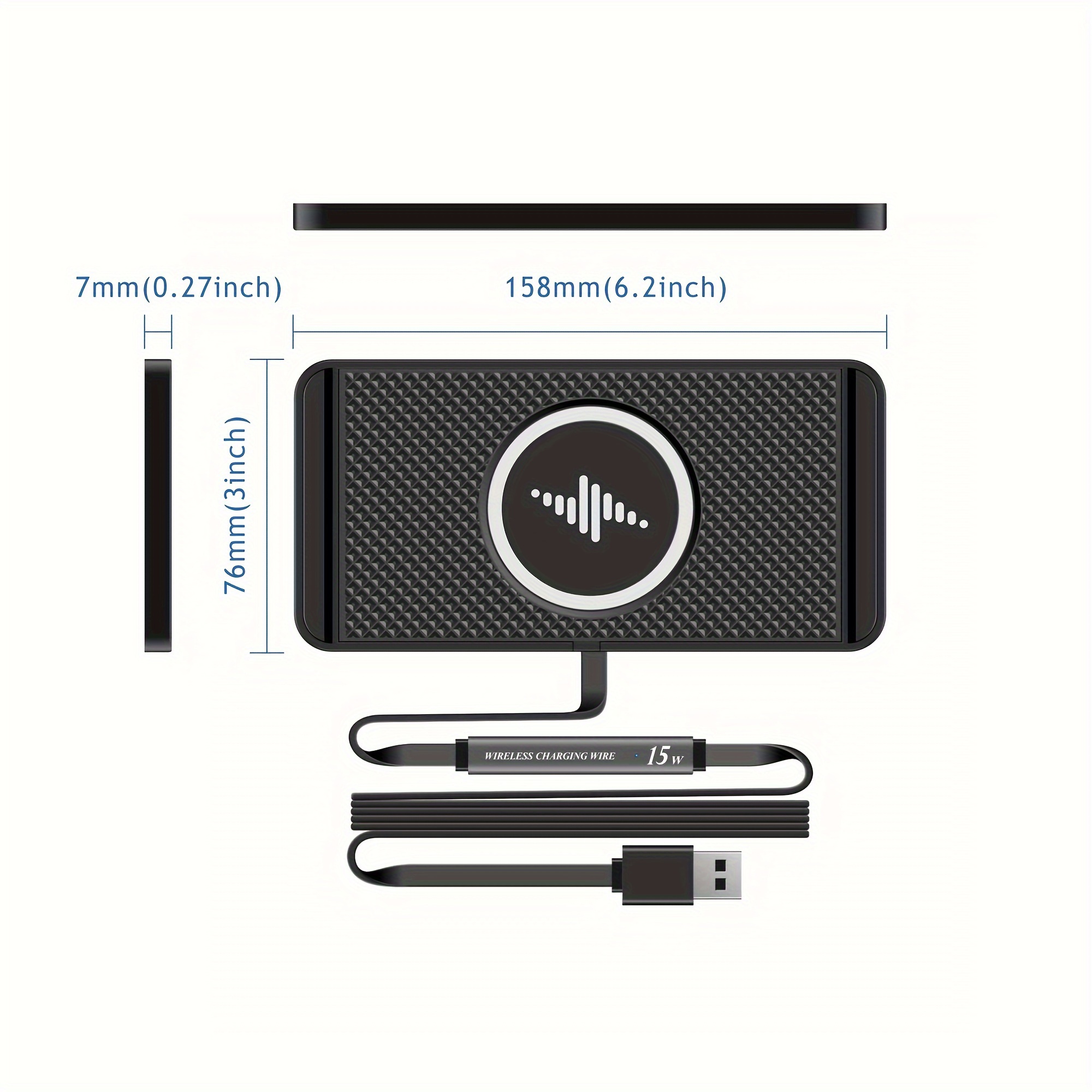 

Pad Charging Wireless Car Charger Charging 15w Qi Car Charger Phone Charger 11/12/13/14 Xs, Samsung Motherboard Detachable Wireless Charging