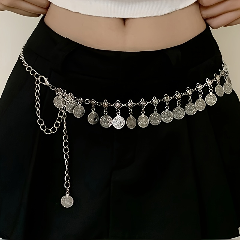 Bohemian Style Coin Tassel Belt Chain for Women