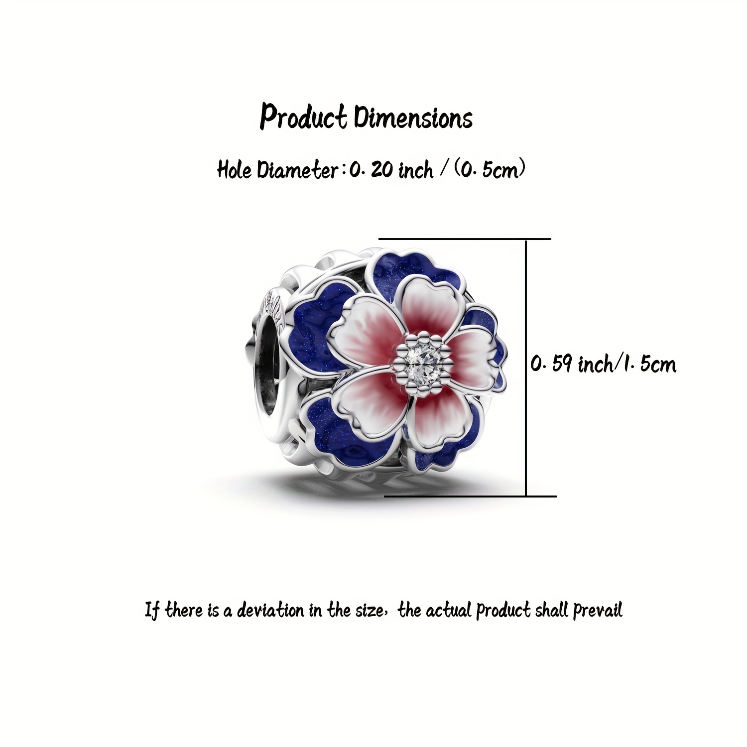 Women's 925 Silver Plated Charms for DIY Bracelet Gift