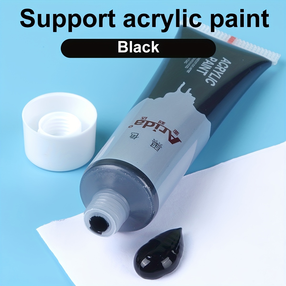 Acrylic Paints 35ml Tubes - Propylene Pigment Material, Waterproof, Single Color - Ideal for Studio Art, Wall Drawing, and Hand Painting Supplies - For Artists & Art Enthusiasts