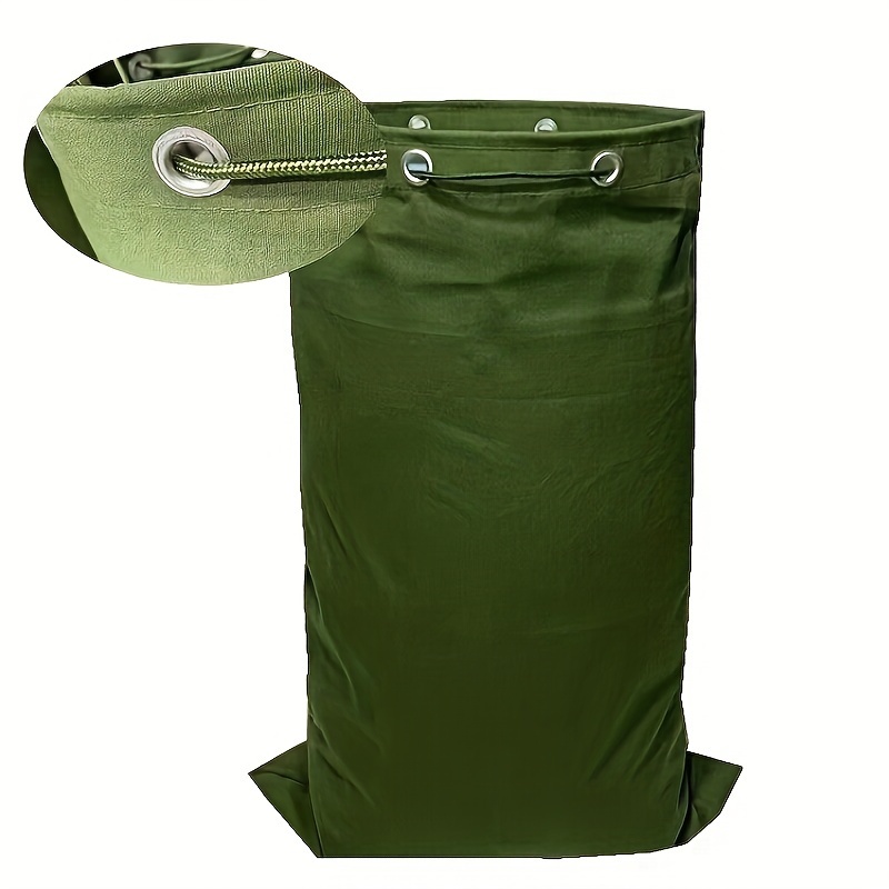 TEMU Bolsa de Almacenamiento de Lona Duradera con Cierre de Cordón - para Equipo de Camping y Ocio al