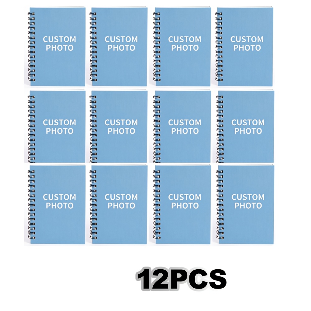 12pcs Customized A6 Spiral Notebooks Set