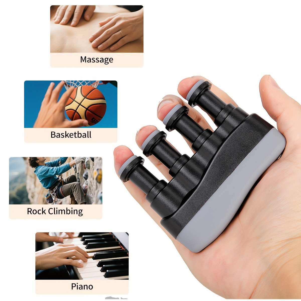Hand Workout Device for Finger, Hand, and Forearm Flexibility