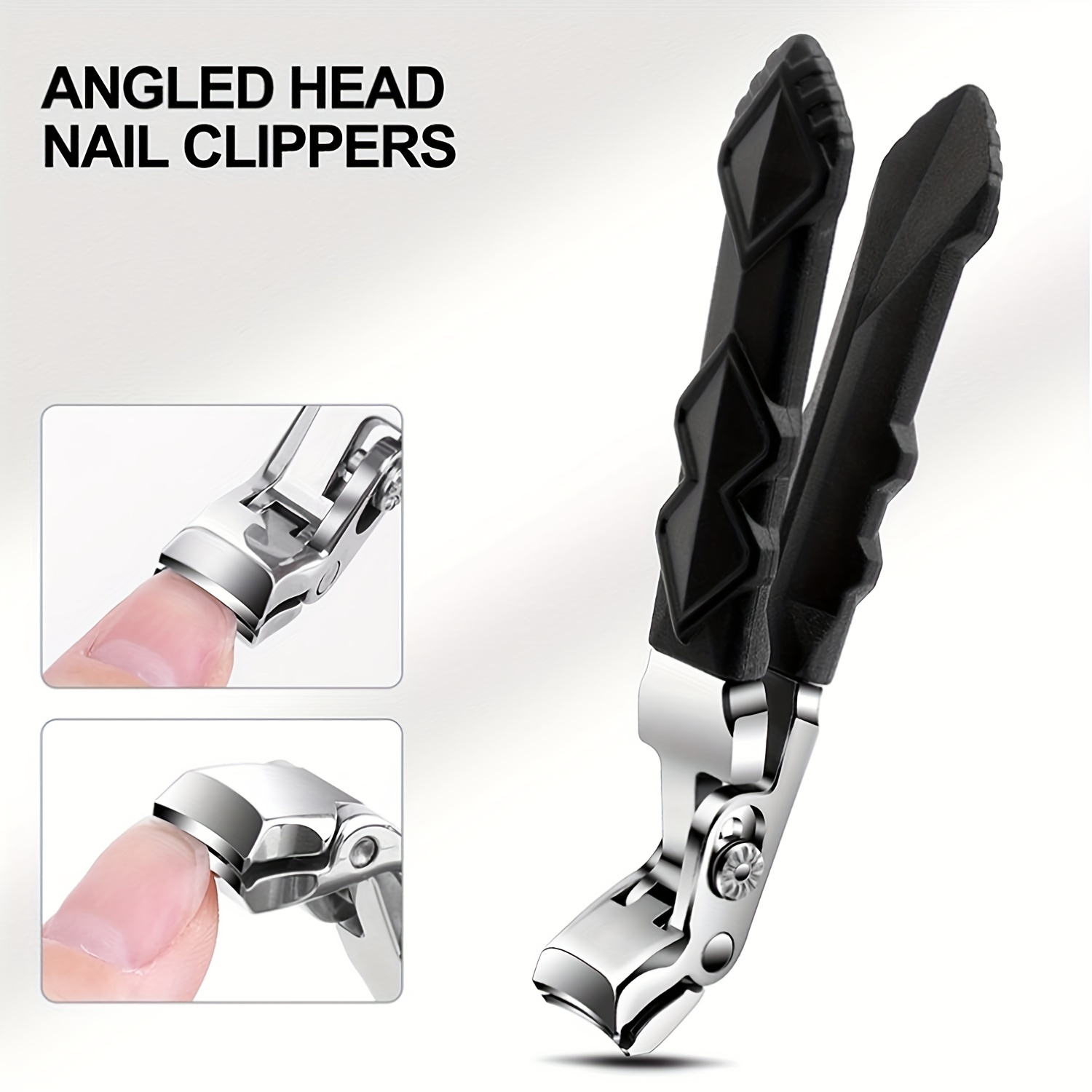 

Nail Clippers For Toenails - Jaw Opening, Sharp , Metal - For Seniors & Ingrown Toenails