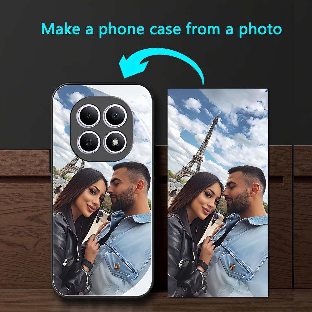 TEMU para Teléfono: Personalizada Estilo Pareja con Espejo, Compatible con Xiaomi Redmi Note Pro/15 Pro+ Series 4G y 5G, Impresión de Definición,