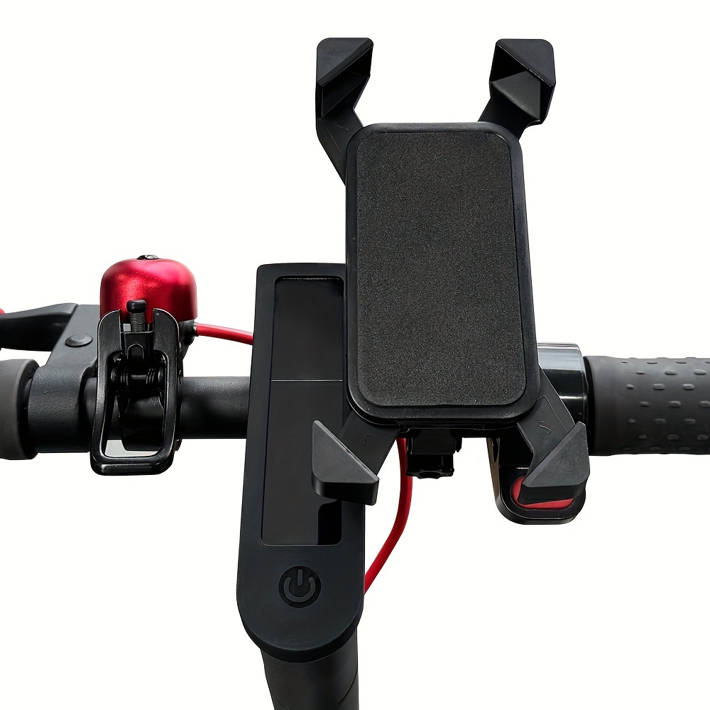 E-shop Universelle 360-Grad drehbare ausziehbare Vier-Klauen-Handyhalterung für Elektroroller, Motorräder Mountainbikes – Navigations-Handyzubehör