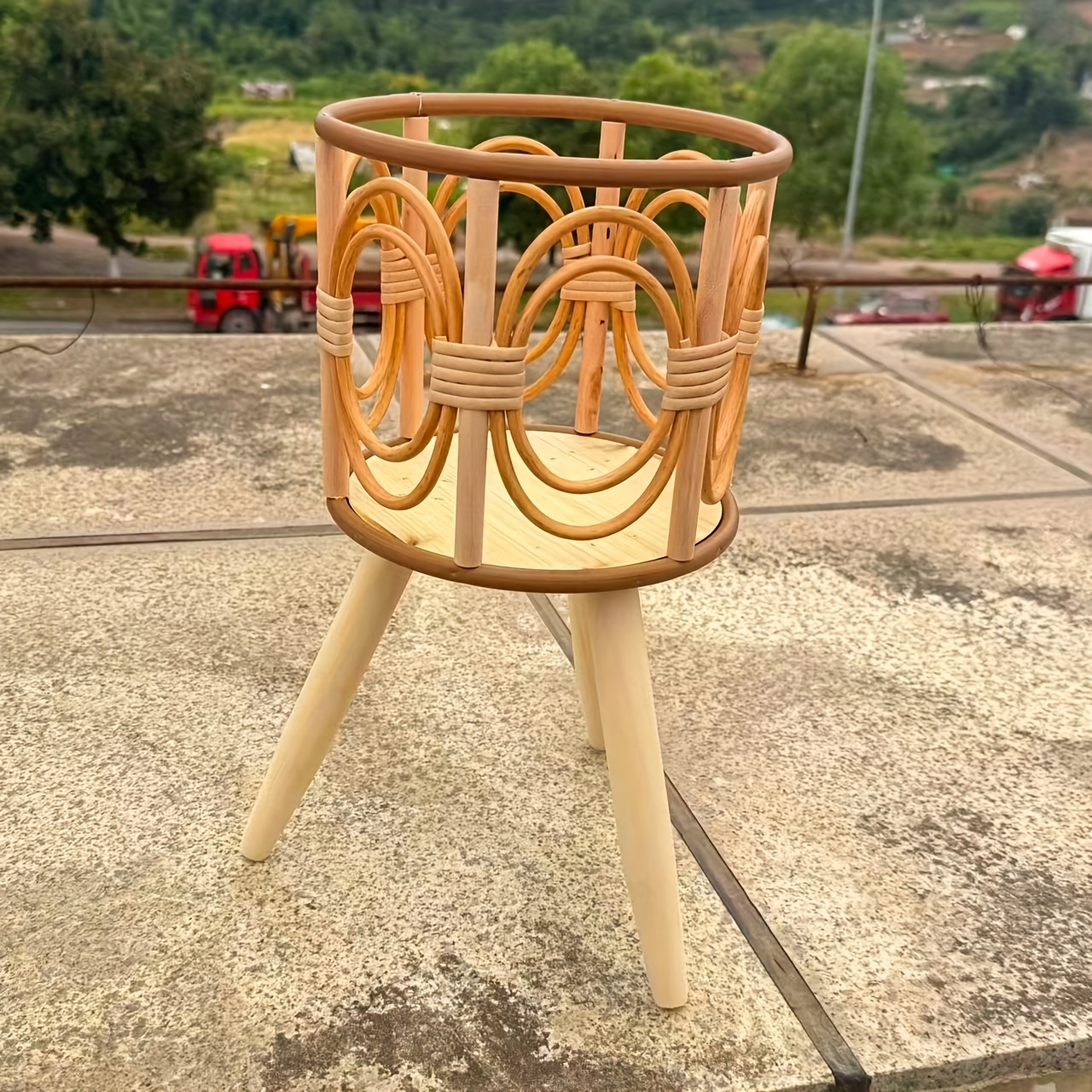 2 stile erhltlich  nordischer stil bambus blumenstnder  - Temu Austria