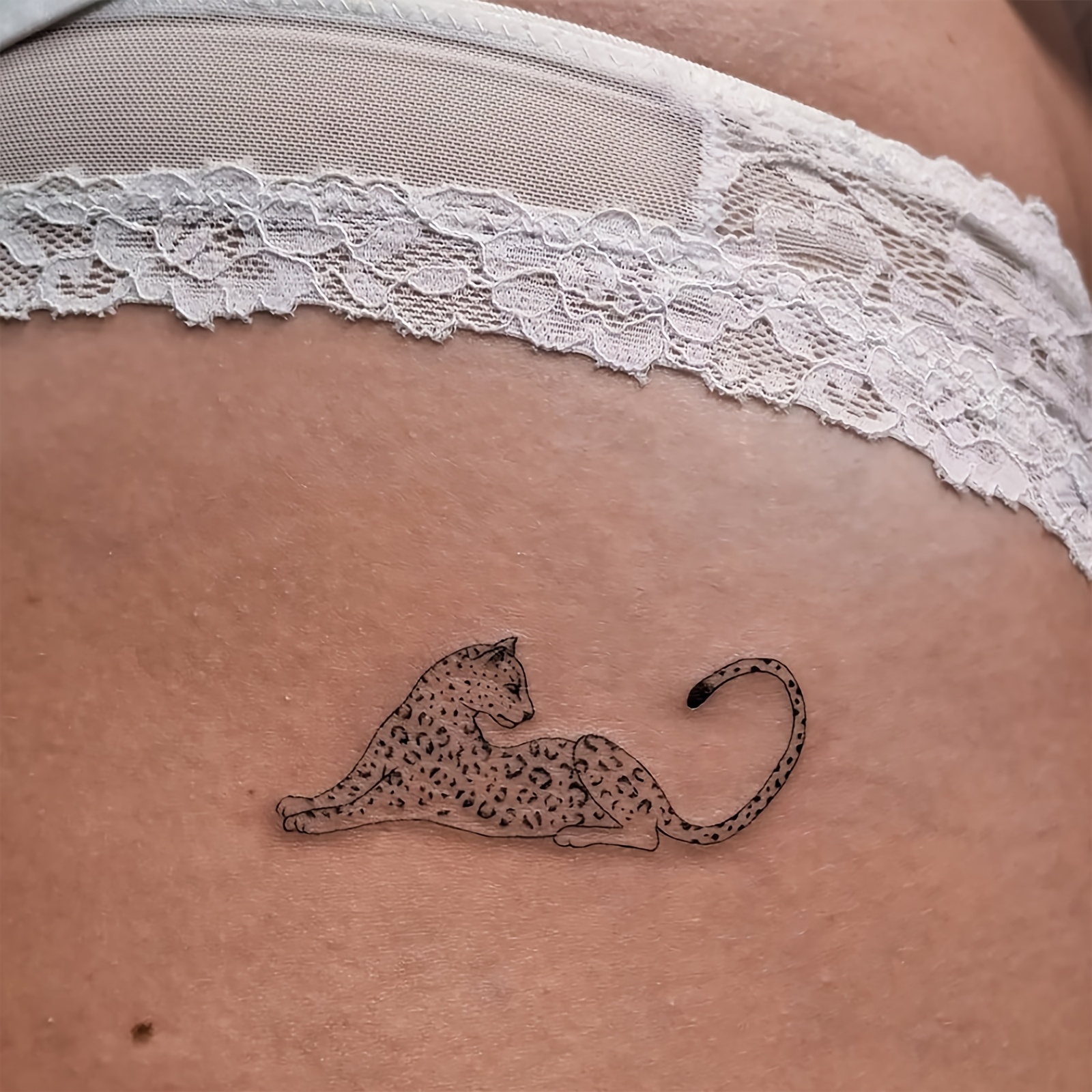 leopard tattoo sold on Temu United States, image size:1600x1600