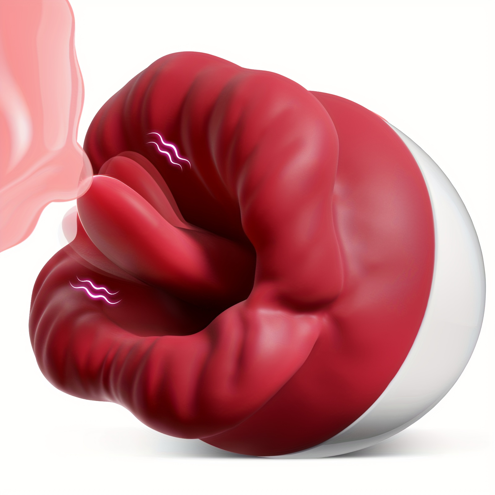 1pz. simulatore di bocca  ,   a   con   leccante, stimolazione   realistica e flessibile della  , stimolazione vaginale femminile   del  , giocattoli sessuali femminili, giocattoli per la vita sessuale, giocattoli sessuali per adulti femminili Dettagli dell'articolo 0