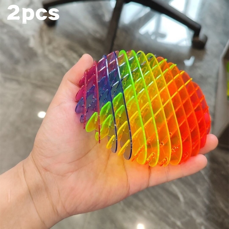 Get 1/2/3pcs, A Small Stress-relief Hand Toy Ornament For The Office, A Creative And Elastic Grid Toy