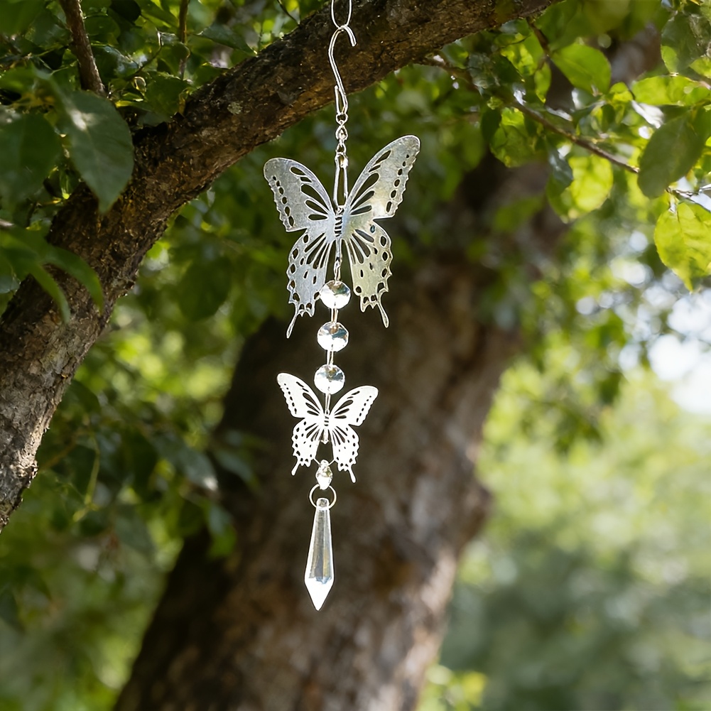 Hanging Crystal Prism Sun Catcher String Ornament Home Decor Light Catcher Pendant For Outdoor Indoor