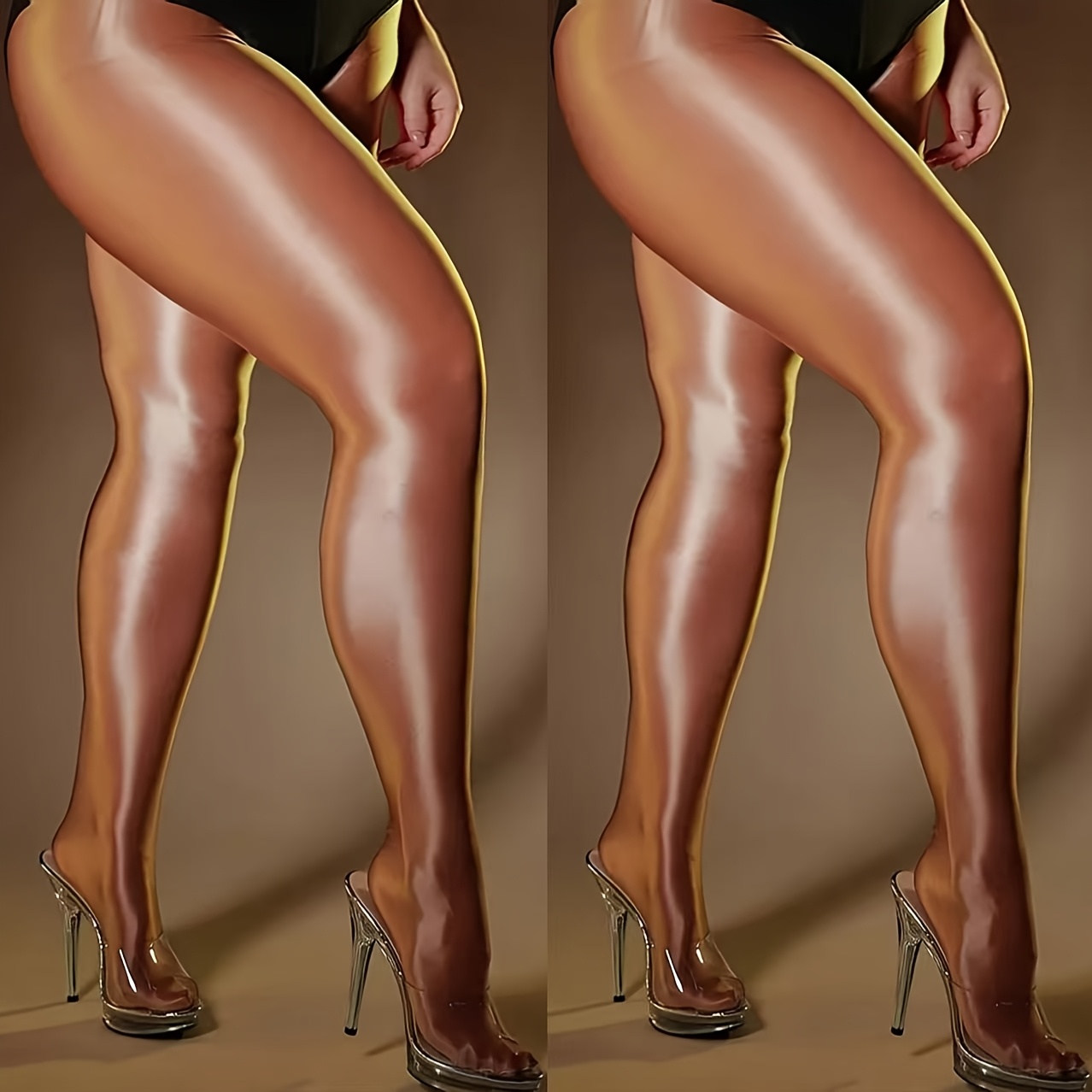 Image of 1/2 Pair Of Extra-large Bronze Leggings, With A Weight-bearing Capacity Of Up To 300 Lbs