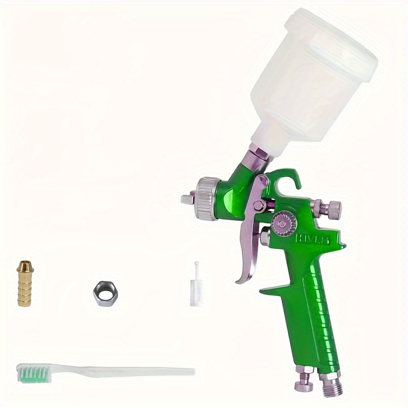 TEMU 1pc H2000 1.0 Spray Gun, Uncharged Manual Operation, Compatible With Models - Diy Painting Tool, Hobbyist Paintwork||accessory Included