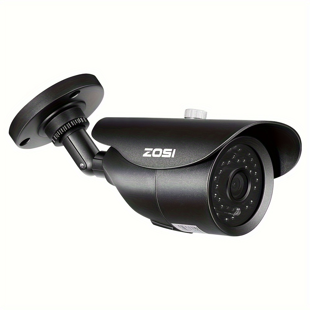 

Zos 1000tvl 960h 42 Leds 120ft Ir Distance Outdoor Home Metal Bullet Cctv Camera High-performance Night Vision Had Ir-cut More Clear Real