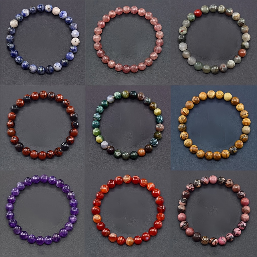 

And - New Bracelets Stone Stone Unisex Stackable Bracelet