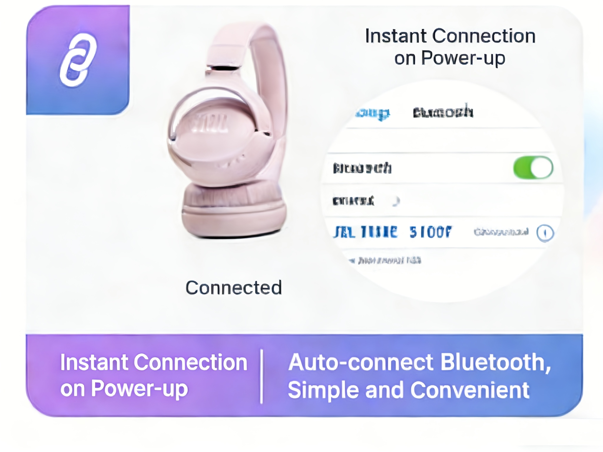 Auriculares Inalámbricos Over-Ear JBL Tune 510BT | Auténticos, Batería de Larga Duración de 40H, Carga Rápida de 5 Minutos, Plegables y Portátiles, Bajos Puros, 75 Años de Herencia Acústica JBL, Aislamiento de Sonido, Inalámbricos, Batería de Polímero de Litio