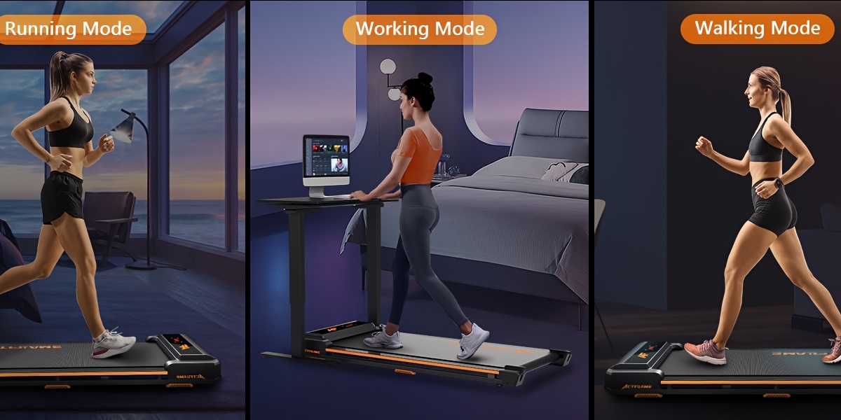 [2-in-1 Airhot Treadmill] 2-in-1 Airhot Portable Incline Walking Pad & Treadmill with Remote Control, 265LB Weight Capacity, 2.5HP Compact Design, LED Display for Home Workouts - Black, Treadmills for Home Exercise