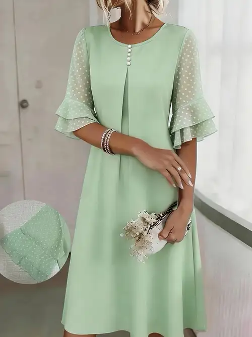 temu green dresses green dresses dress sold on Temu United States