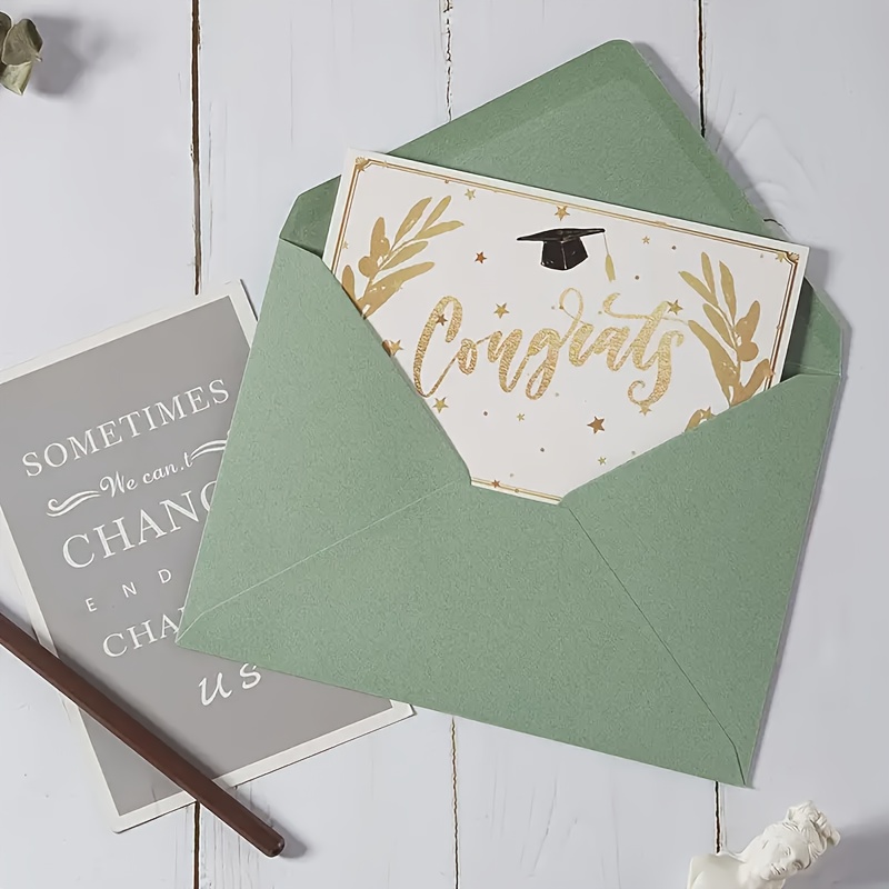 green envelopes sold on Temu Australia