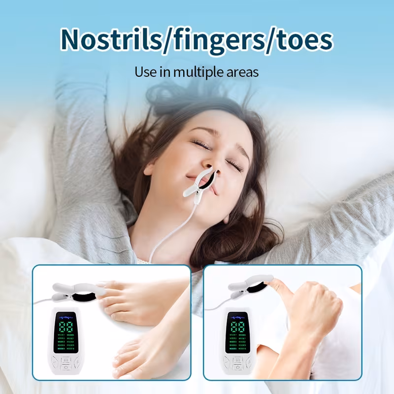 ems low frequency device portable ear clip sleep aid 10 and 30 adjustable intensities relaxing the through microcurrent stimulation better entry into Product details 0