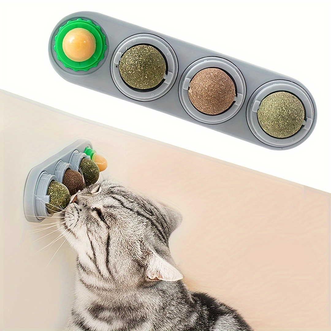 

Ball Toys, Extra Cat , Consumable Cats Lick Kitten Chew, Teeth Cleaning Dental Wall Treats, Concentrated Flavor For All Breeds